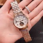 Perfect Replica Jaeger LeCoultre Rendez Vous Rose Gold Smooth Bezel 33mm Women's Watch